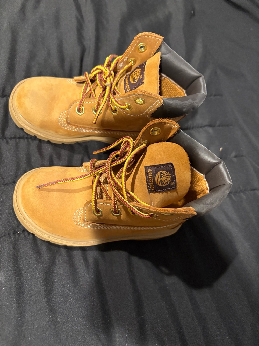 Timberland Kids Wheat/Tan Lace-Up Work Boots